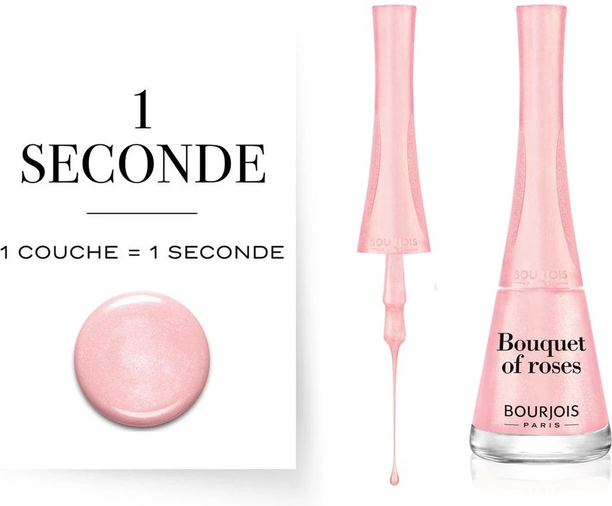 Bourjois 1 Seconde Nagellak - 13 Bouquet Of Roses - Afbeelding 7