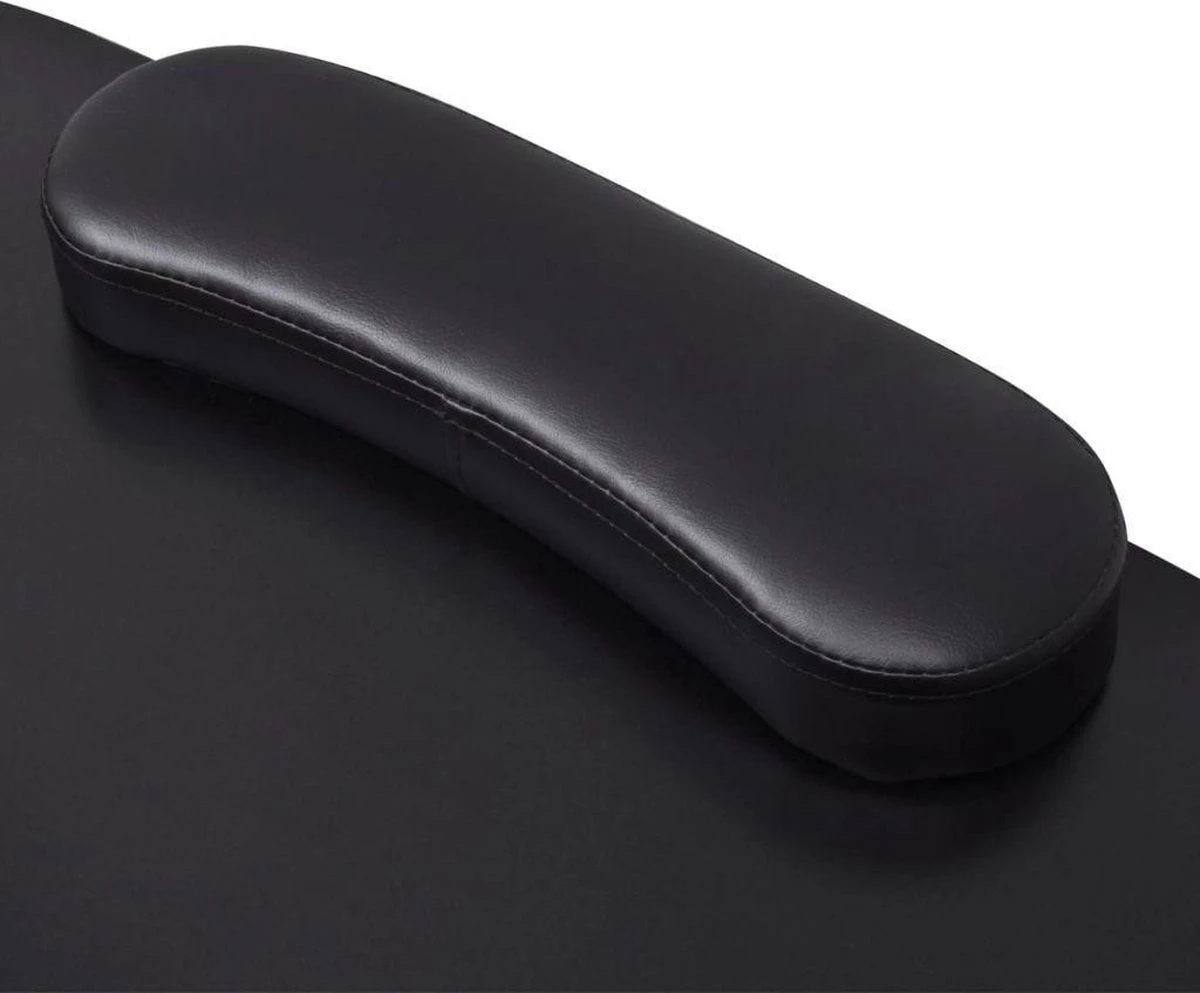 VidaXL Manicuretafel Inklapbaar Met Wieltjes Zwart - Afbeelding 3