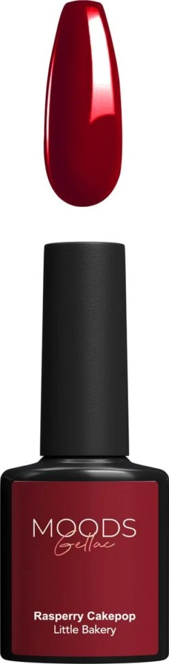 Moods Gellac - Raspberry Cakepop - Gellak - Classy Rood - 15ML