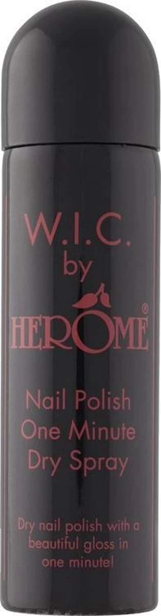 Herome WIC One Minute Dry Spray - Een Beschermende En Voedende Top Coat Topcoat - Gelakte Nagels Binnen 1 Minuut Droog - 75ml. 5 Herome WIC One Minute Dry Spray - Een Beschermende En Voedende Top Coat Topcoat - Gelakte Nagels Binnen 1 Minuut Droog - 75ml. - Afbeelding 3