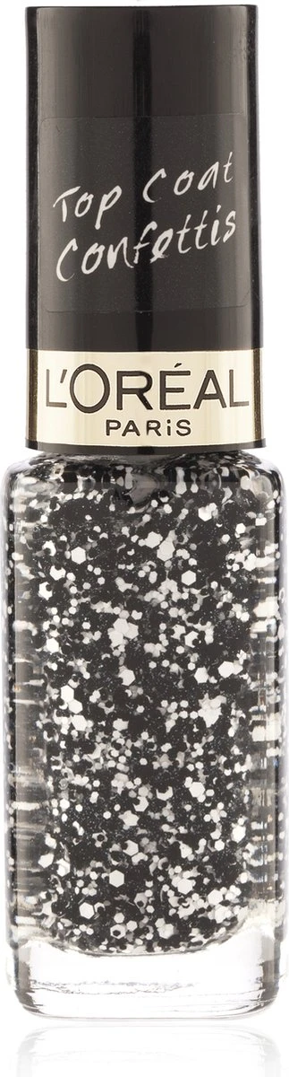 L’Oréal Paris Color Riche Le Vernis - 916 Confettis - Zwart - Nagellak Topcoat - Afbeelding 2