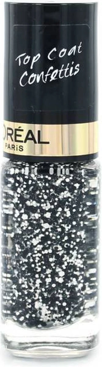 L’Oréal Paris Color Riche Le Vernis - 916 Confettis - Zwart - Nagellak Topcoat - Afbeelding 4