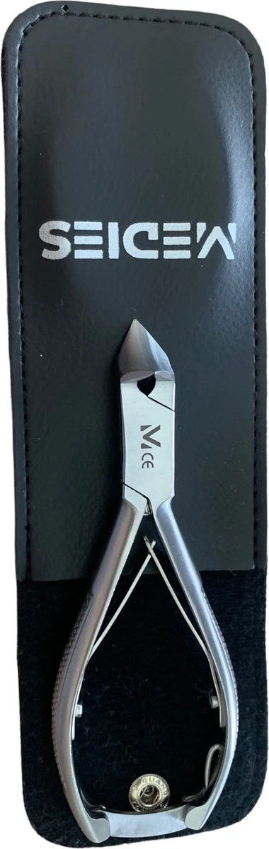 Medies - Premium Kopknipper | Nageltang | Nagelknipper | Dwarssnittang | Kopkniptang | Nageltang Voor Ingegroeide Nagels | Nageltang Voor Kalknagels | Nageltang Voor Harde Teennagels - 14 Cm Met Gratis Kunstlederen Etui - Afbeelding 5