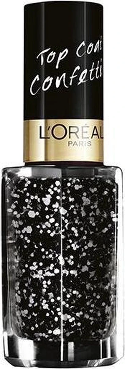 L’Oréal Paris Color Riche Le Vernis - 916 Confettis - Zwart - Nagellak Topcoat - Afbeelding 5