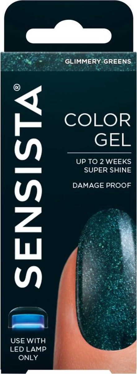 Sensista Color Gel Glimmery Greens - Groen/Glitter - Afbeelding 5