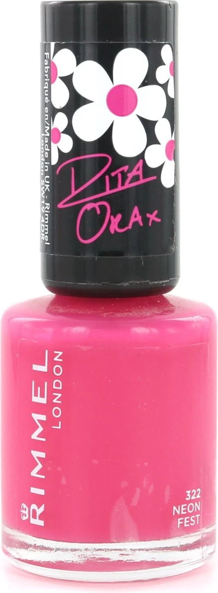 Rimmel London 60 Seconds Supershine Rita Ora Collection Nagellak - 322 Neon Fest 4 Rimmel London 60 Seconds Supershine Rita Ora Collection Nagellak - 322 Neon Fest - Afbeelding 2