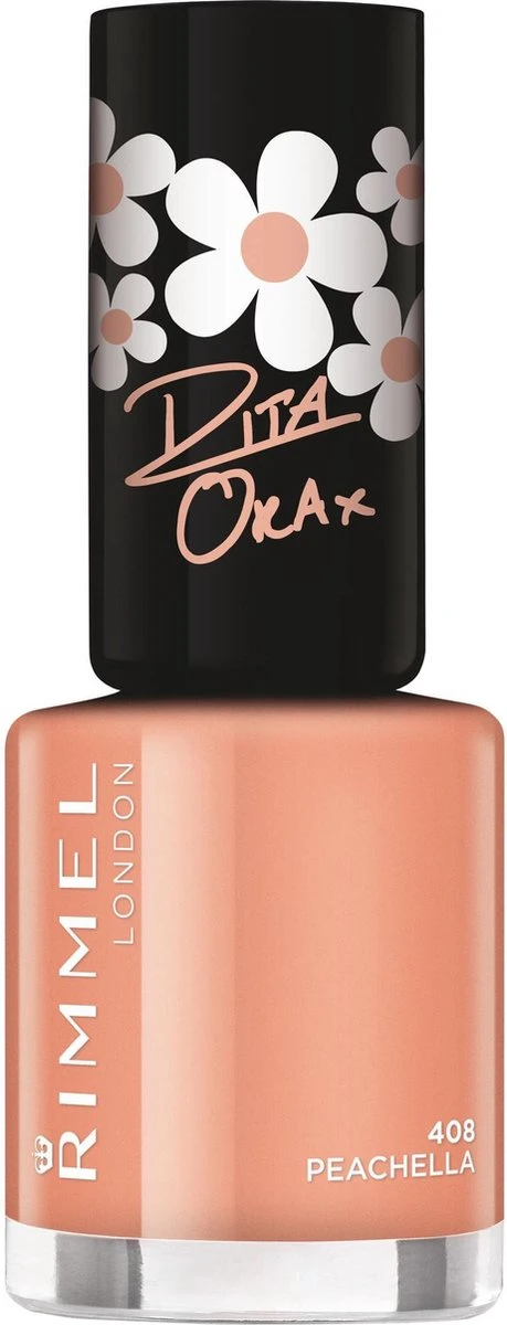 Rimmel London 60 Seconds Supershine Rita Ora Collection Nagellak - 815 Peachella 4 Rimmel London 60 Seconds Supershine Rita Ora Collection Nagellak - 815 Peachella - Afbeelding 2