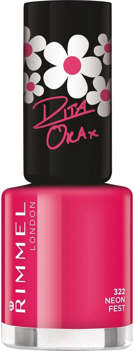 Rimmel London 60 Seconds Supershine Rita Ora Collection Nagellak - 322 Neon Fest 3 Rimmel London 60 Seconds Supershine Rita Ora Collection Nagellak - 322 Neon Fest