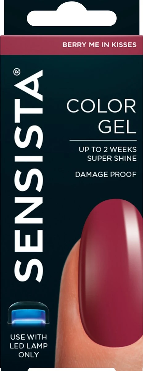Sensista Color Gel Berry Me In Kisses - Rood - Afbeelding 8