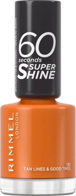 Rimmel London 60 Seconds SuperShine Nagellak - 151 Tan Lines & Good Times