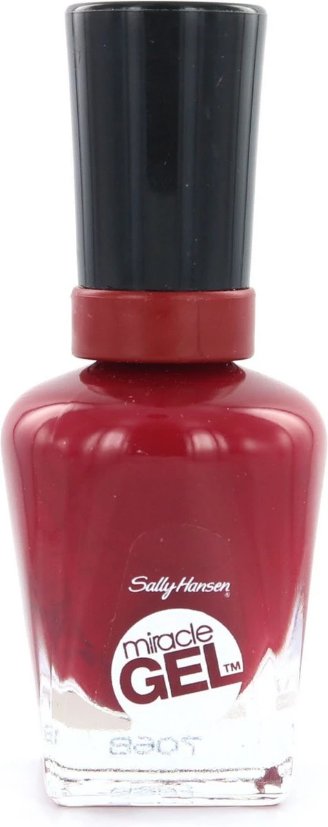 Sally Hansen Miracle Gel Nagellak - 440 Dig Fig - Rood - Afbeelding 2