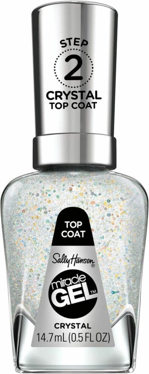 Sally Hansen Miracle Gel Nagellak 105 Crystal Top Coat - Afbeelding 6
