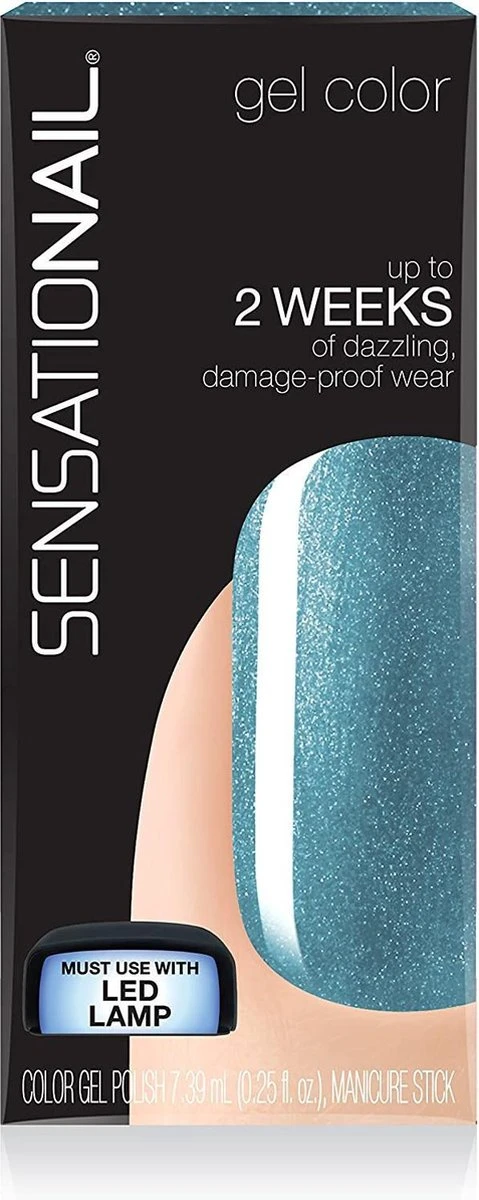 Sensationail Gel Color Nagellak - Steel A Kiss - Afbeelding 3