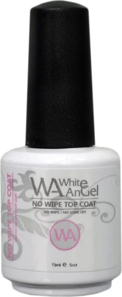White Angel No Wipe Topcoat 15 Ml