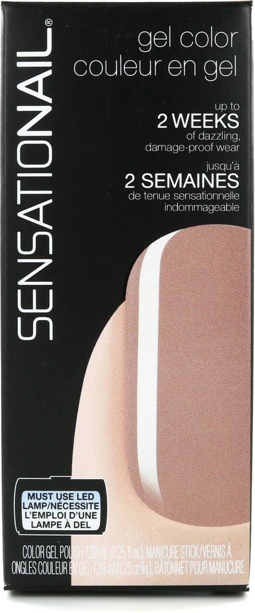 SensatioNail Gel Polish Macchiato - Gel Nagellak - Nude - Afbeelding 3