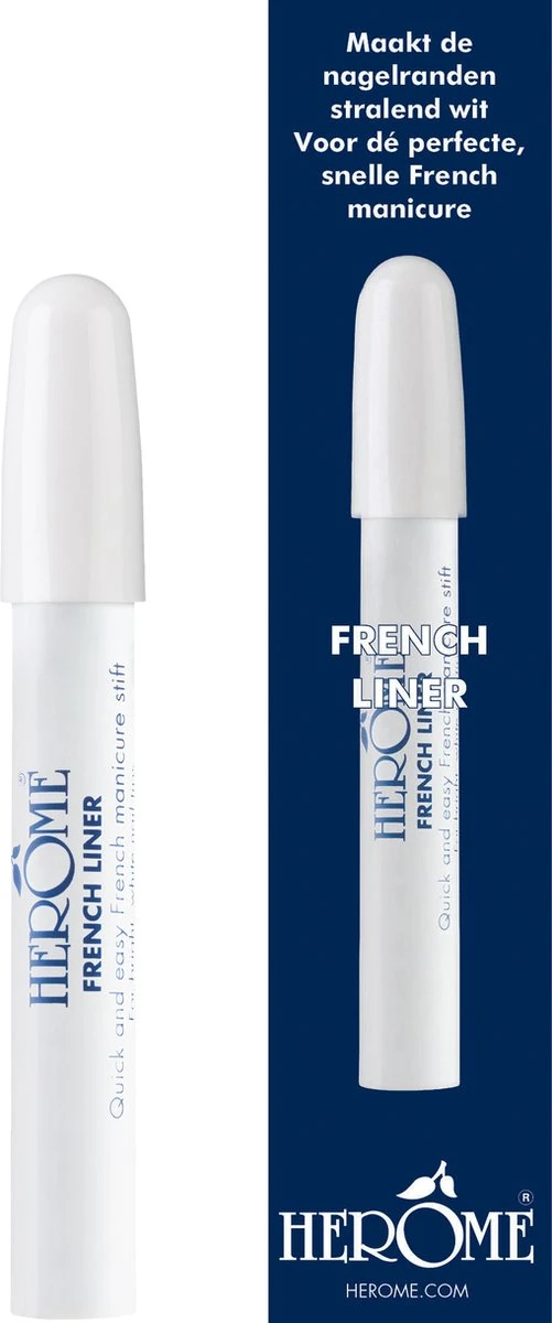 Herome French Liner - Manicurestift - Creëer Witte Nagelranden In Een Handomdraai - 5ml.