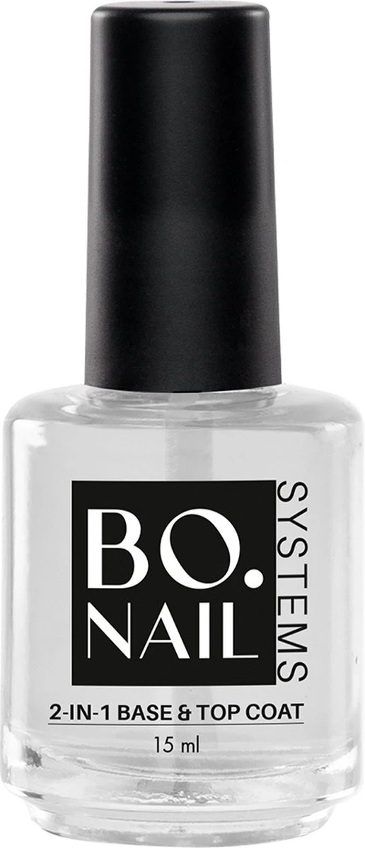BO.NAIL SYSTEMS BO 2-in-1 Base & Top Coat 15ml