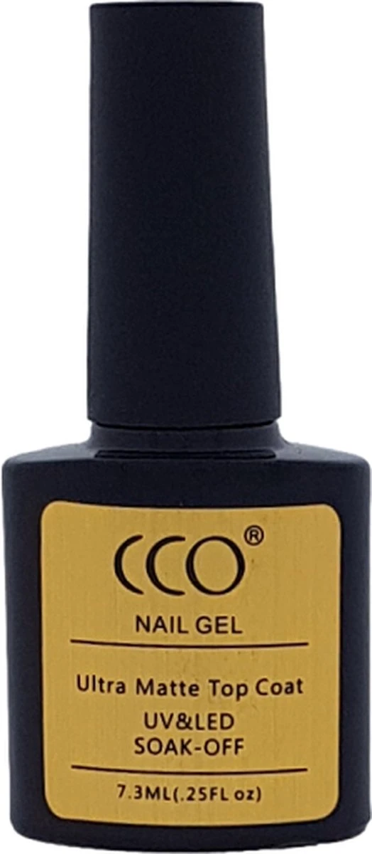 CCO Ultra Matte Top Coat - - Dekkende Kleur - 7.3ml - Afbeelding 2