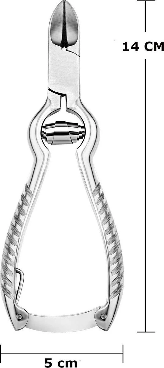 Thumbs Up 6-Delige Nagel Set - Ingegroeide Teennagel - Nageltang Met Bufferveer- Teennagelknipper - Nagelknipper Set - Zilver - Afbeelding 6