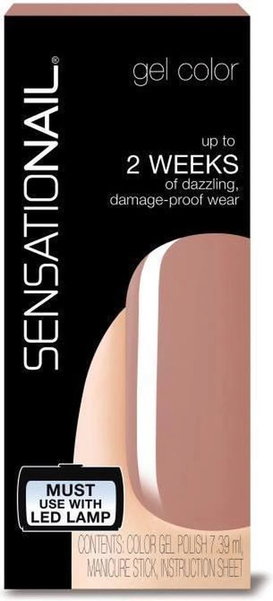 SensatioNail Gel Polish Macchiato - Gel Nagellak - Nude - Afbeelding 5