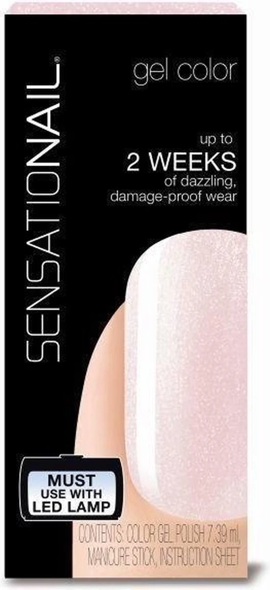 SensatioNail Gel Polish Pink Champagne - Gel Nagellak - Crème - Afbeelding 4