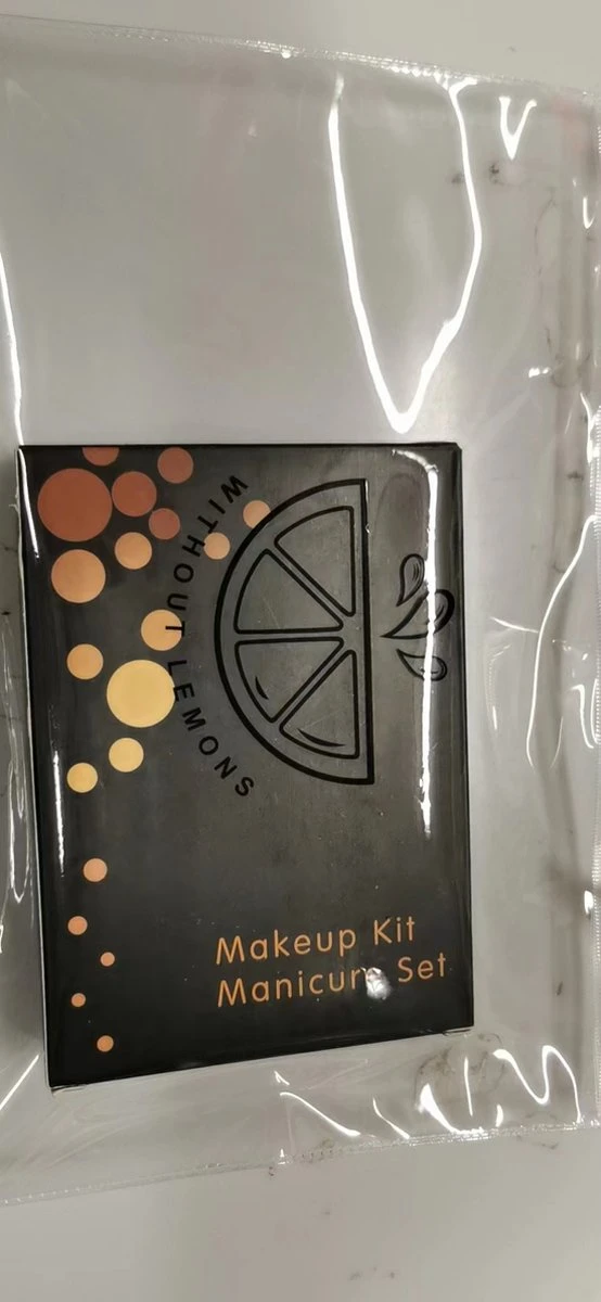 Without Lemon - Manicure Pedicure 18 In 1 Set - Nagel Trimmer Nagelschaar Bokkenpoot Nagelverzorging - Zwart Luxe Etui - Afbeelding 4