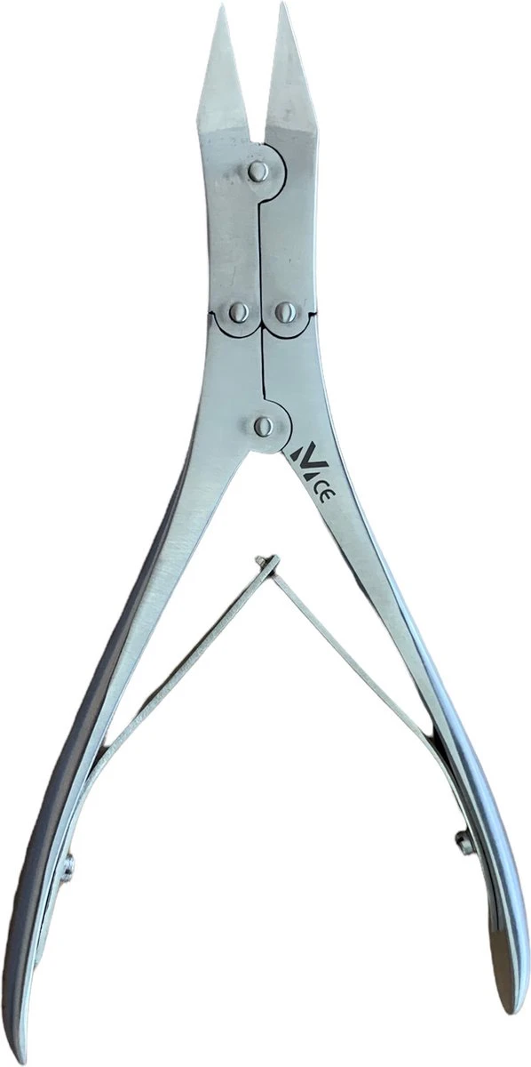 Medies - Premium Dubbelscharniertang | Nageltang | Nagelknipper | Nageltang Pedicure | Nageltang Dubbele Overbrenging - Recht - Diabetici - Met Stevige Etui - Afbeelding 4