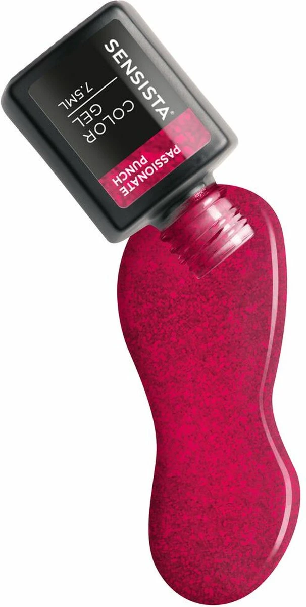 Sensista Color Gel Passionate Punch - Rood/roze Glitter - Afbeelding 8