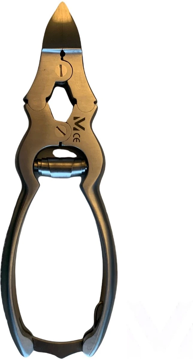 Medies - Premium Professionele Nageltang Met Dubbele Overbrenging Voor Harde Teennagels Met Gratis Kunstlederen Opbergtas | Dubbelscharniertang Gebogen | Nagelknipper | Nagelschaar - Zachte Opening En Sluiting - Afbeelding 4