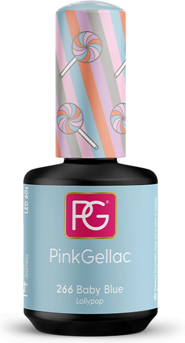 Pink Gellac - Baby Blue - Gellak - Vegan - Blauw - Glanzend - 15ml 8 Pink Gellac - Baby Blue - Gellak - Vegan - Blauw - Glanzend - 15ml - Afbeelding 6
