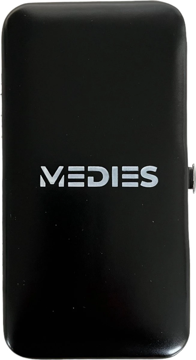 Medies - Luxe Manicureset 16 Delig Met Lederen Luxe Etui | Pedicure Set | Manicure Etui | Manicure Sets | Pedicure Sets | Nagelverzorging | Nagelknippers | Comedonlepels | Nagelvijl | Nagelriemknipper | Teennageltang | Nagelschaar | RVS - Afbeelding 4