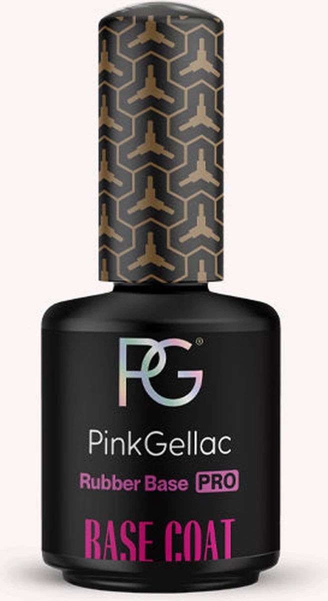 Pink Gellac - Rubber Base - Base Coat Gellak - Extra Stevig Voor Broze Nagels