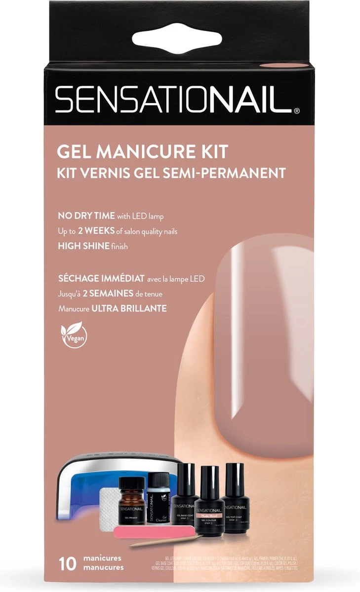 Sensationail Gel Manicure Starter Kit - Nude Mood - Afbeelding 3