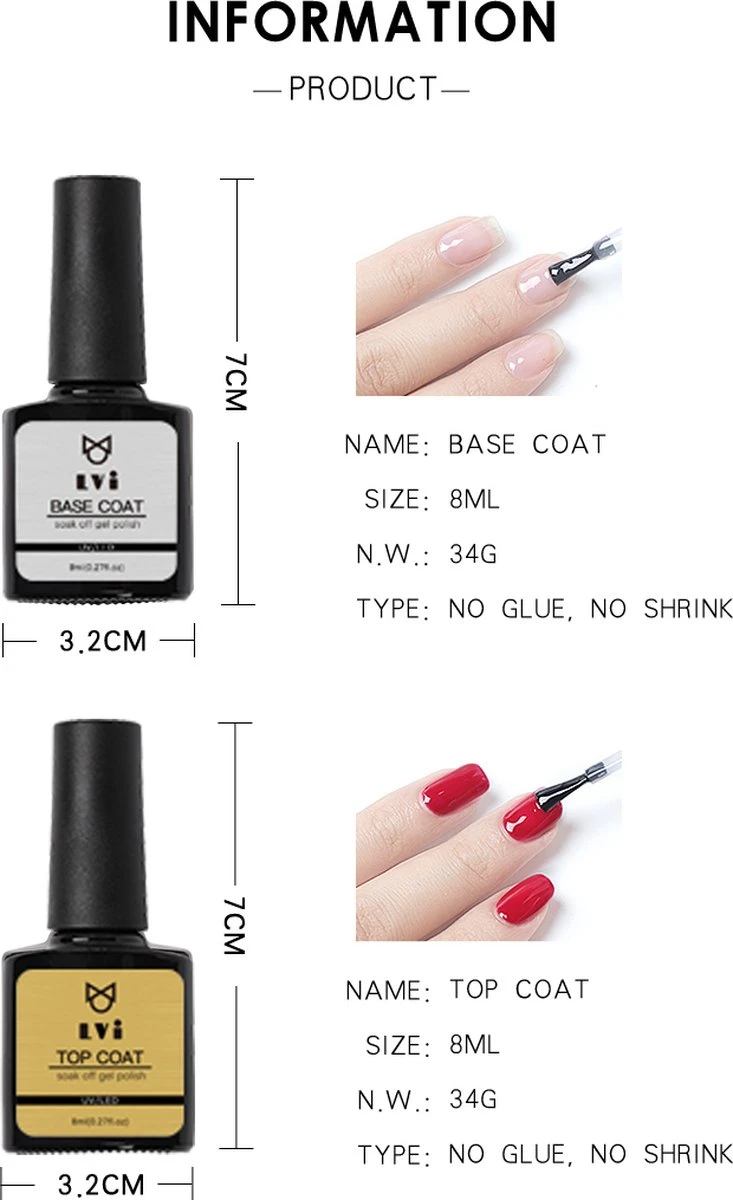 Elvi Polygel Nagels Kit - 6x15 Perfecte Polygel Kleuren Voor De Feestdagen- Nagelverlenging - Polyacryl UV Nagellak-Quick Extension Set- Polygel Color Changing Red-Pink-Polygel Starterspakket- UV Base & Top Coat-Slip Solution-100 Nagel Tips- - Afbeelding 9