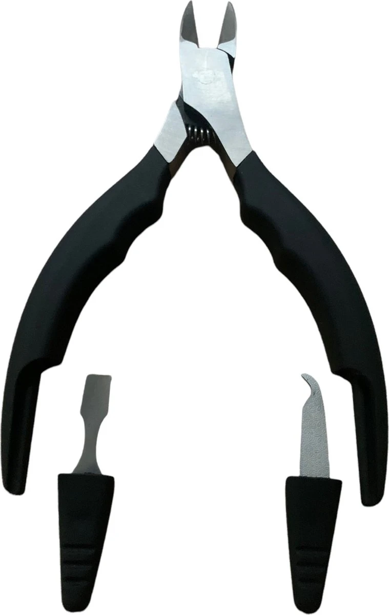 Medies - Multifunctionele Nageltang Met Huidduwer En Dubbelzijdige Nagelvijl | Nageltang Voor Harde Teennagels | Nagelknipper | Nagelschaar | Ingegroeide Nagels | Huidduwer | Nagelvijl - Zachte Anti Slip Handvaten - 3 In 1 - Afbeelding 9