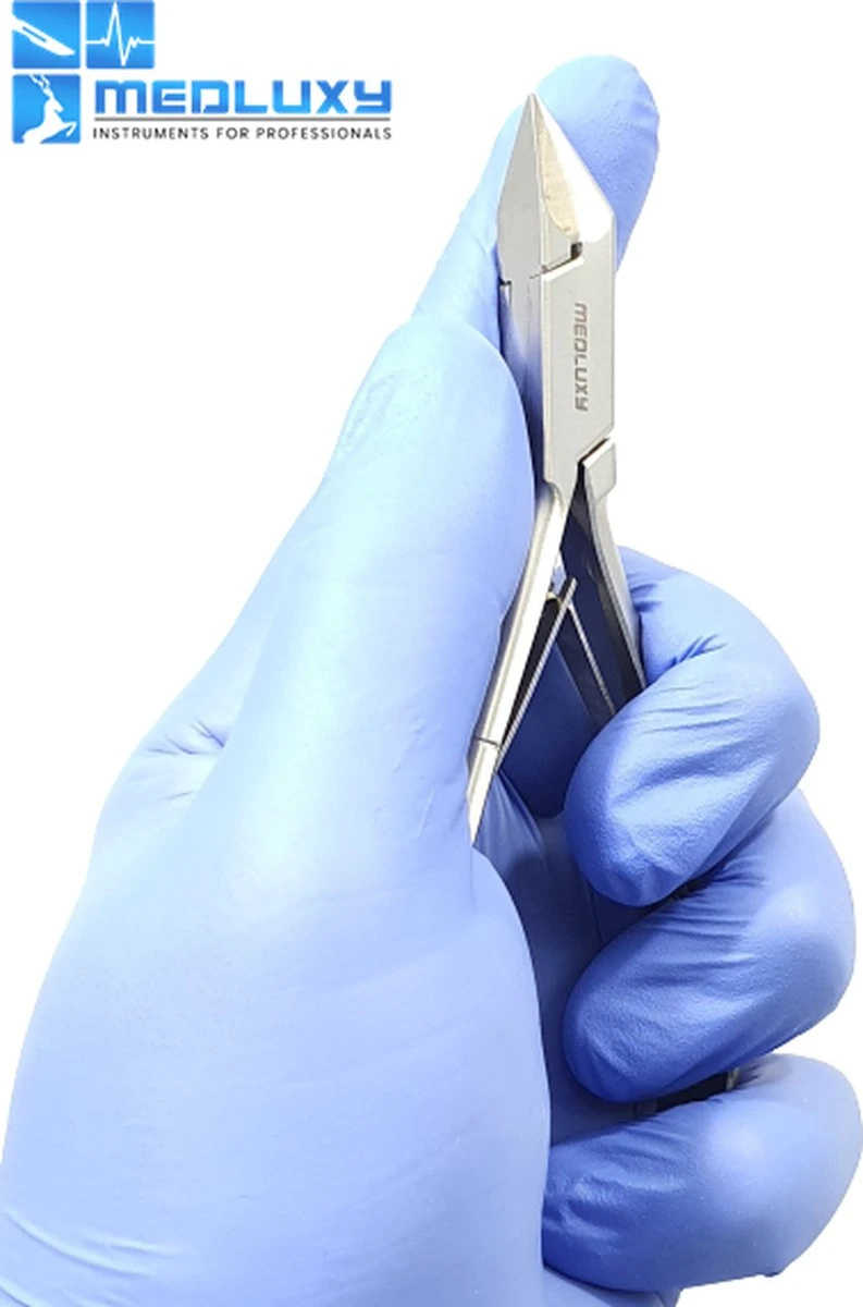 MEDLUXY - Nageltang - Hoektang ( Ingegroeide Nagels , Nagelhoekjes ) Spits Rechte Bek - Nagelknipper - 13 Cm - Afbeelding 6