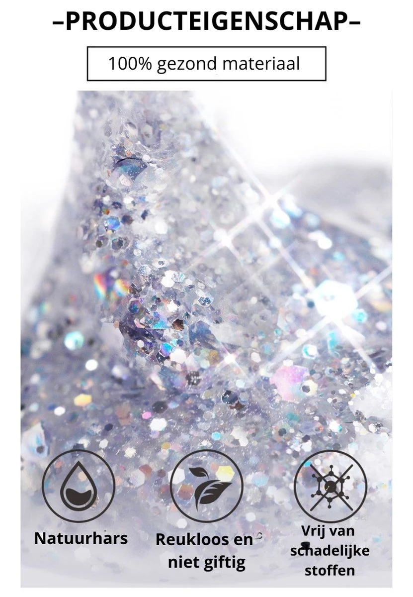 Gellak Starterpack – Gellak – Gelnagel Set – UV Lamp – LED – Manicure Set – Nail Art - Nagellamp – Nagelboor – Nageldroger – Nagellak – Incl. 100 Nageltips & Lijm – 20 Kleuren Gel Polish – L-ZH159-1 - Afbeelding 2