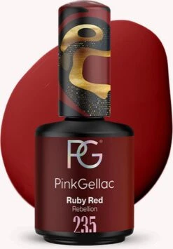 Pink Gellac - Ruby Red - Gellak - Rood - 15 Ml