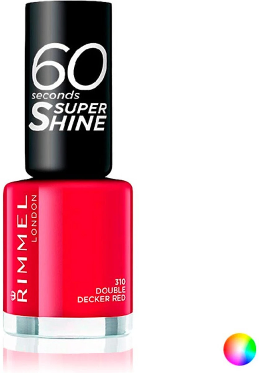 Rimmel London 60 Seconds SuperShine Nagellak - 901 Darkest Desires - Afbeelding 7