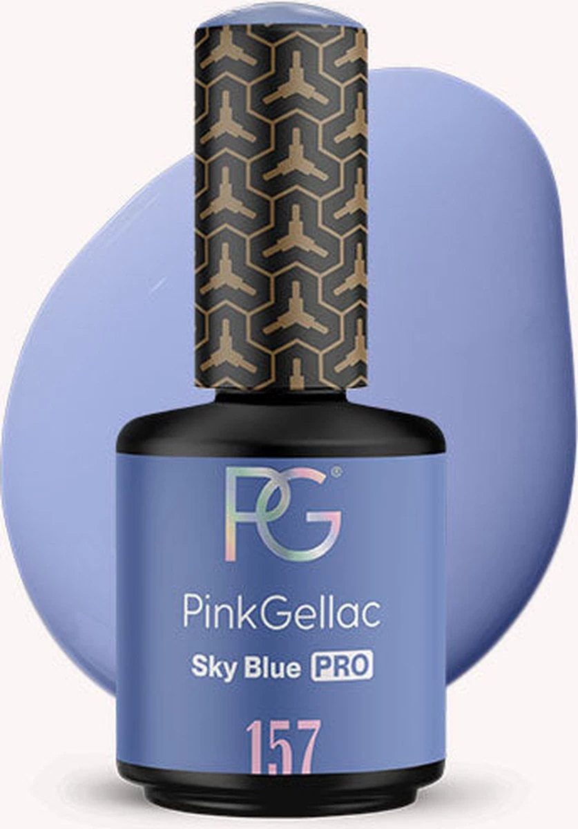 Pink Gellac - Sky Blue - Gellak - Vegan - Blauw - Glanzend - 15ml - Afbeelding 10