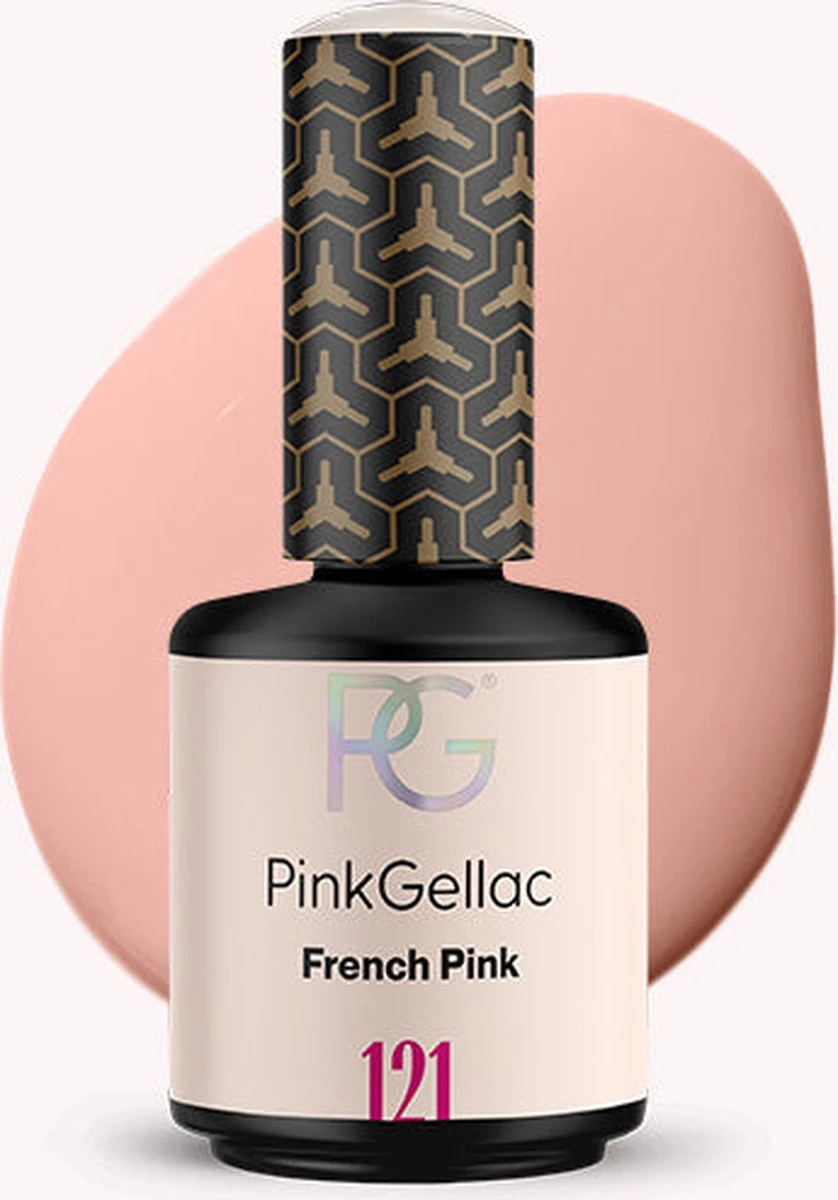 Pink Gellac - French Pink - Gellak - Vegan - Roze - Creamy Finish - 15 Ml