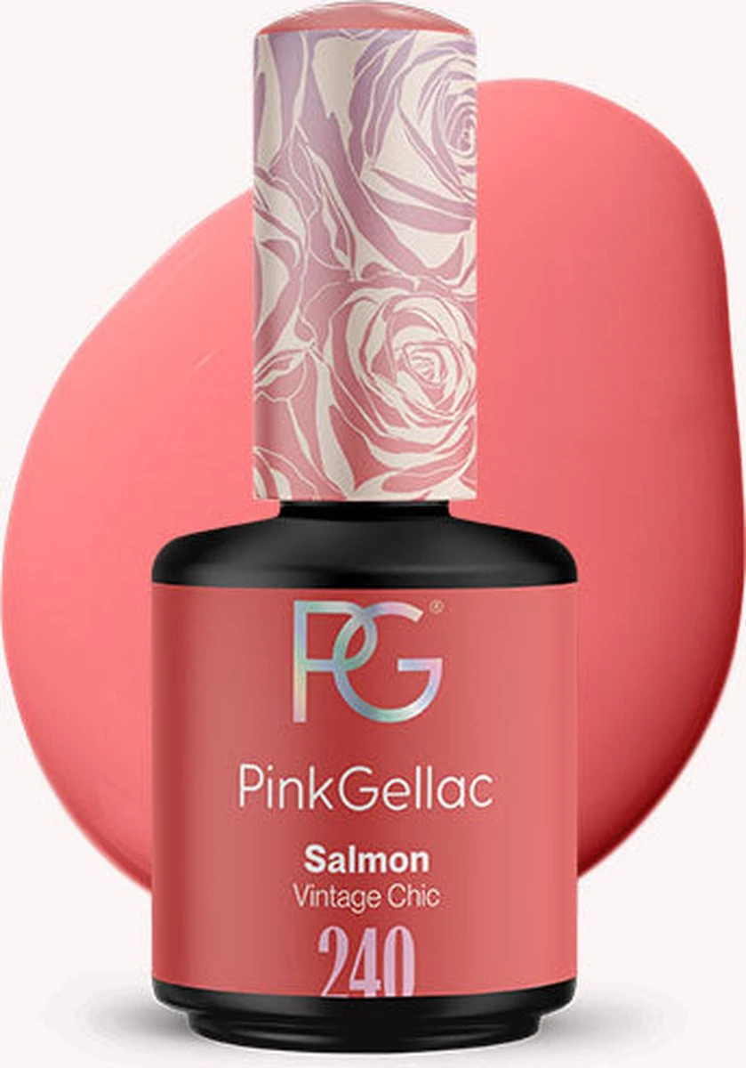 Pink Gellac - Salmon - Gellak - Oranje - 15 Ml