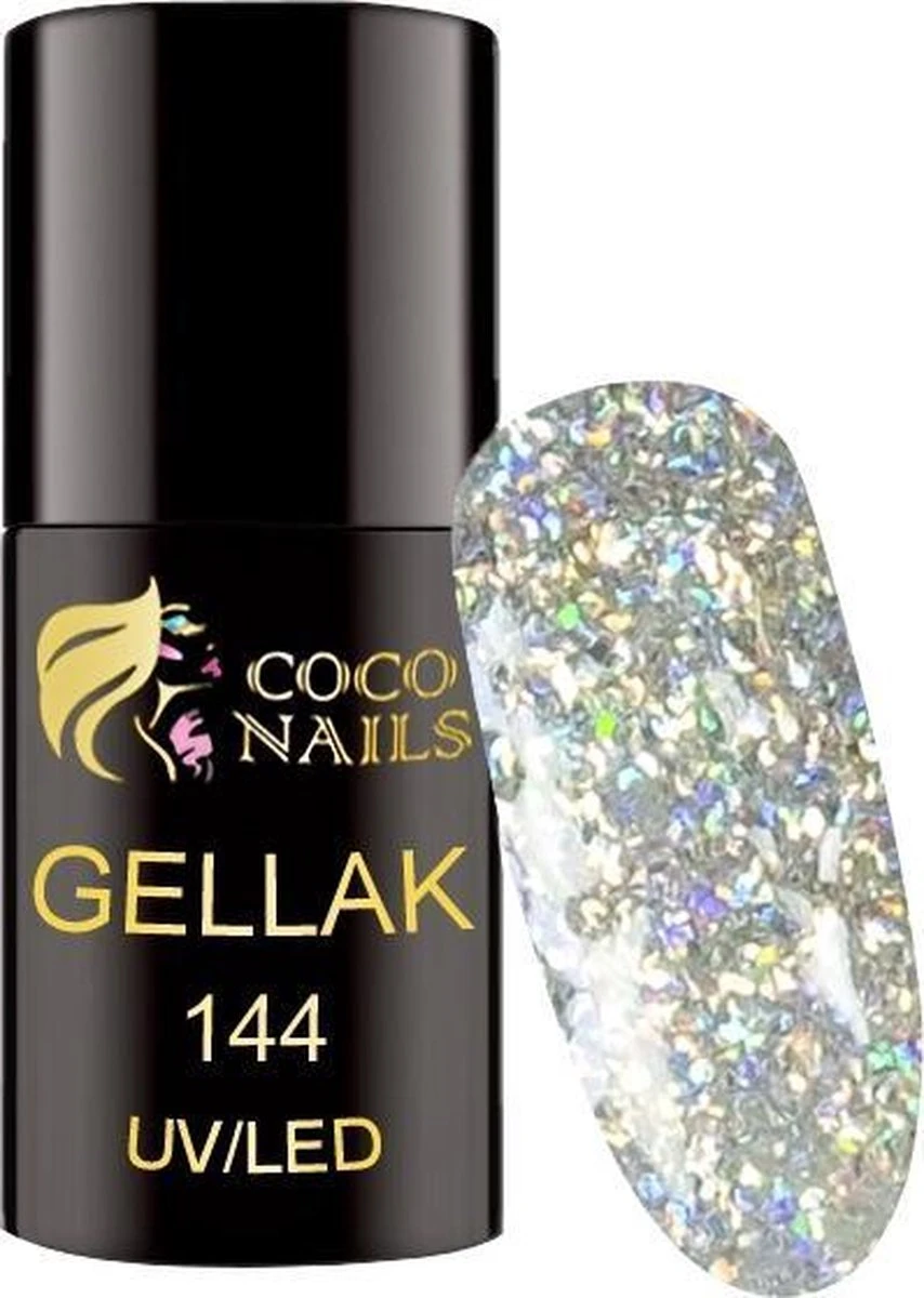 Gellak Glitter Set Met Base&Finish 2in1/Gellak/Gel Nagellak/Gel Polish/Top Coat Gellak - Afbeelding 3