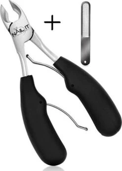 Nail It Nageltang Met Gebogen Bek + Gratis Vijl| Nagelknipper| Teennagelknipper| Nagelschaar| Ingegroeide Teennagels| Dikke Nagels| Nagelknipper Set| Pedicure Set| Cadeau Tip 2023
