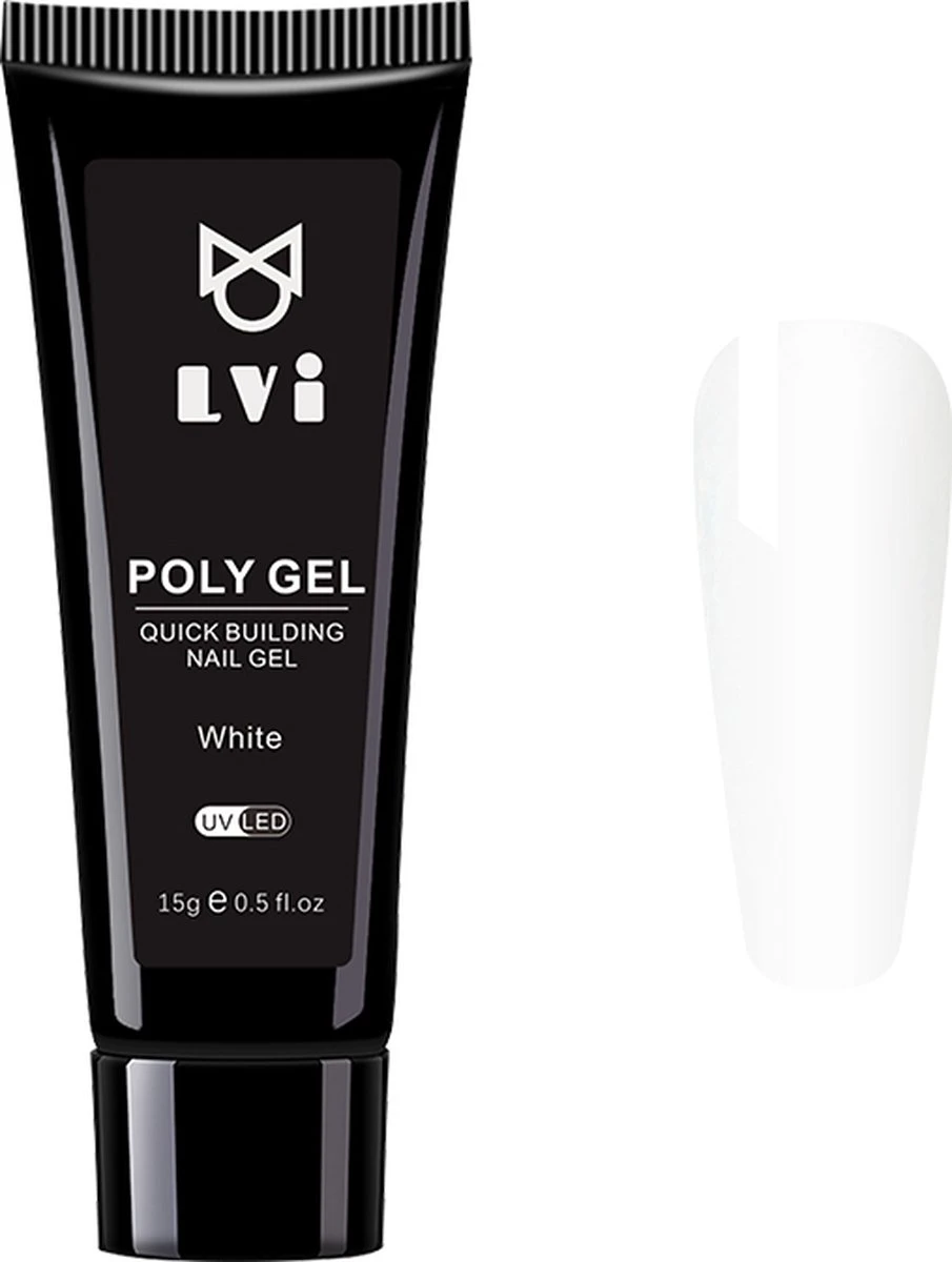 Elvi Polygel Starterskit -Complete Set Inc. USB UV/Led Mini Lamp-6x15g Polygel Kleuren Blauw - Nagelverlenging Polyacryl UV Nagellak-Quick Extension Temperature Color Changing Gel Blue Green - Afbeelding 17