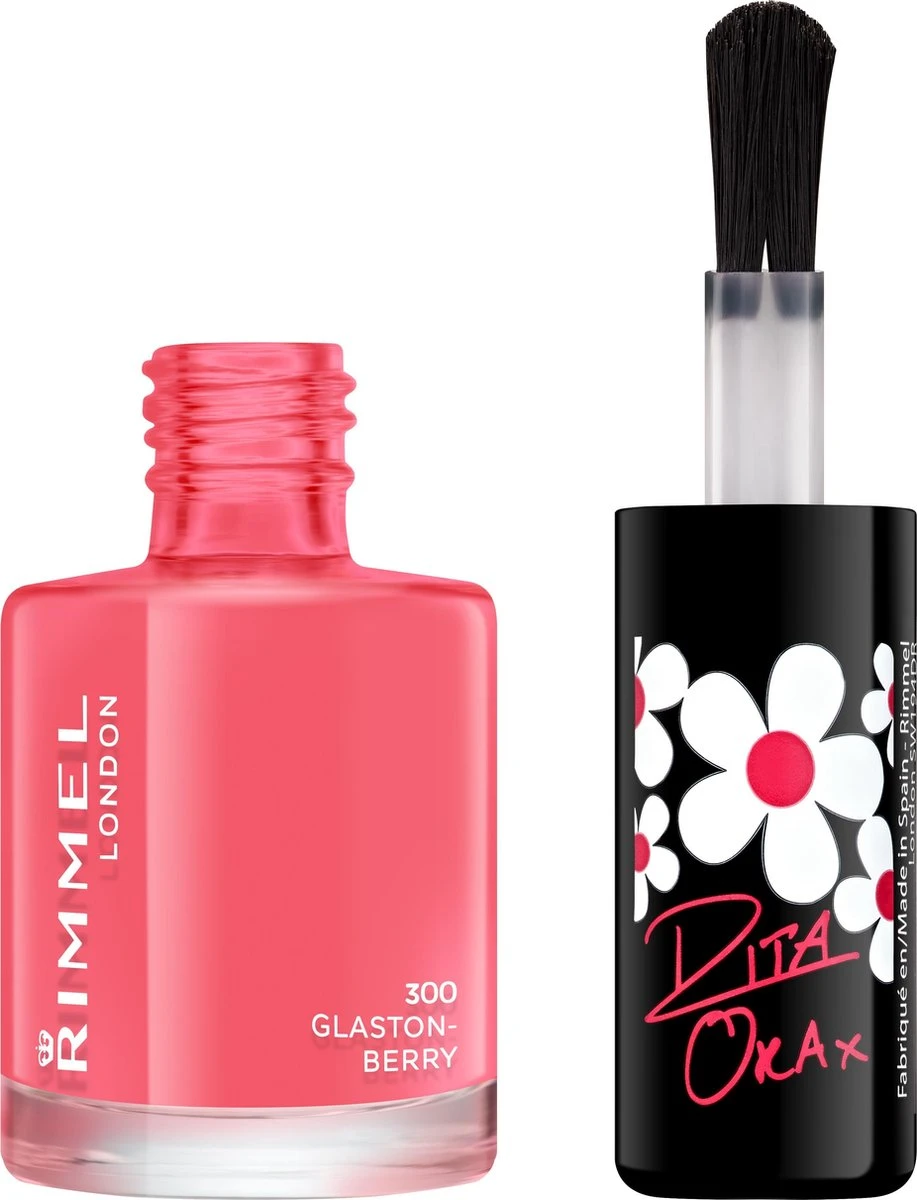Rimmel London Rimmel Rita Ora Nagellak - 300 Glaston-Berry - Afbeelding 2
