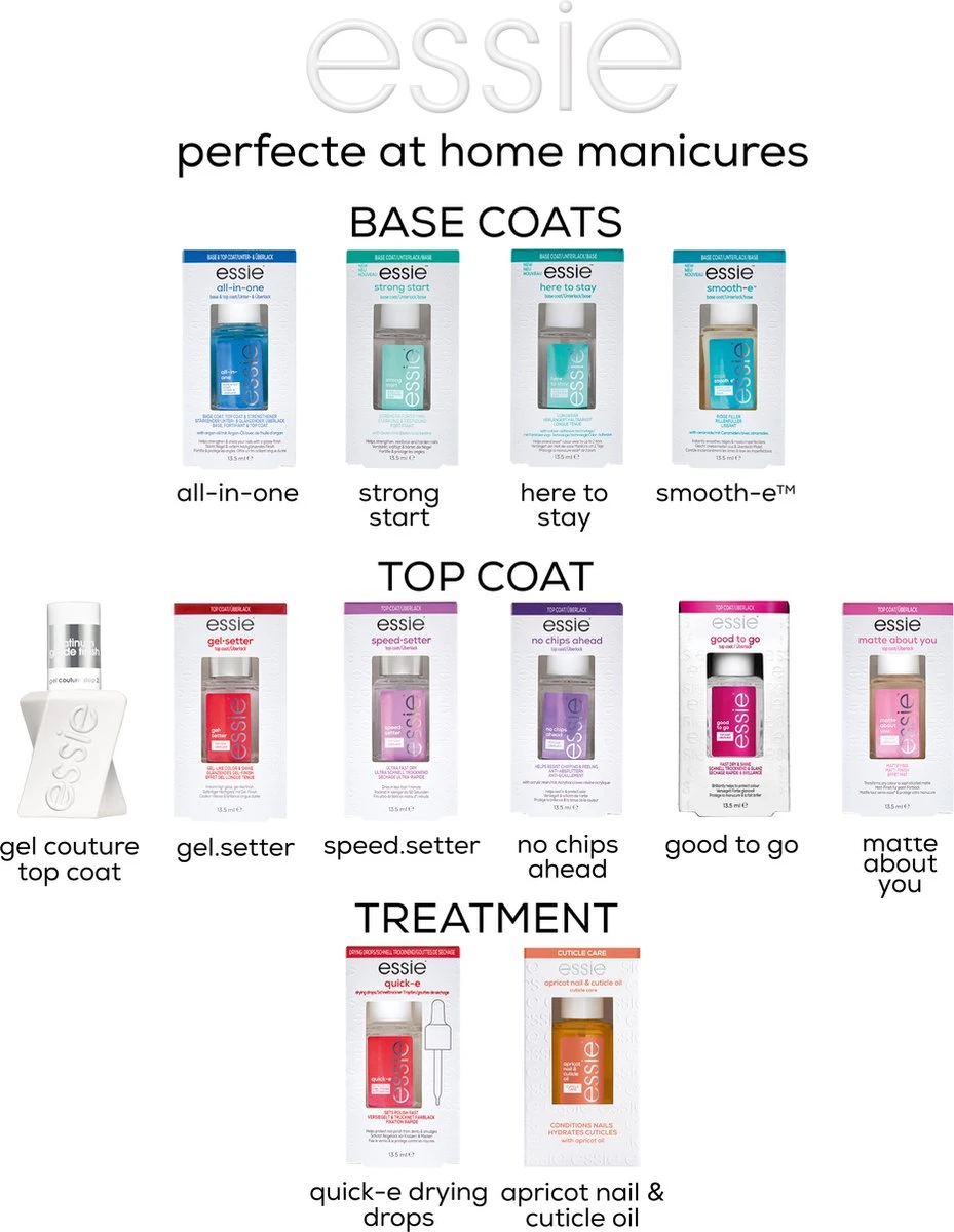 Essie Nagelverzorging - All-in-one Base Coat En Top Coat - Afbeelding 5