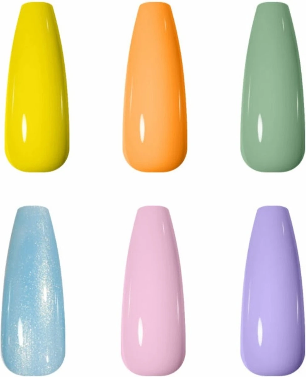 Braembles® - Gellak - Set - Flowers + Gratis -Nagelstickers- + -Nagelvijl- 6-delige - Gellak Starterspakket - Gel Nagellak - Pink Gellac - Gellac - Nagels - 10ML - UV-LEDlamp - Kerstcadeau - Kerst - - Afbeelding 6